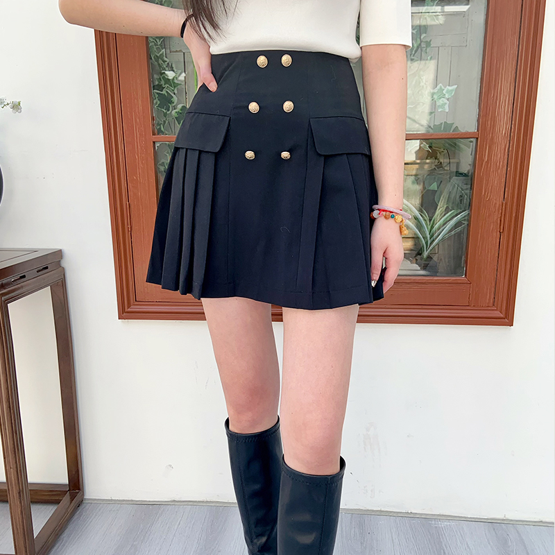 Lucidy/鲁思蒂百褶裙学院风