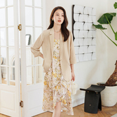 气质显瘦时尚 女春季 长裙子 鲁思蒂碎花吊带连衣裙2026新款 Lucidy