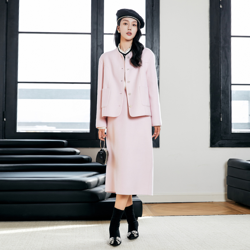 Lucidy/鲁思蒂长款开叉半身裙