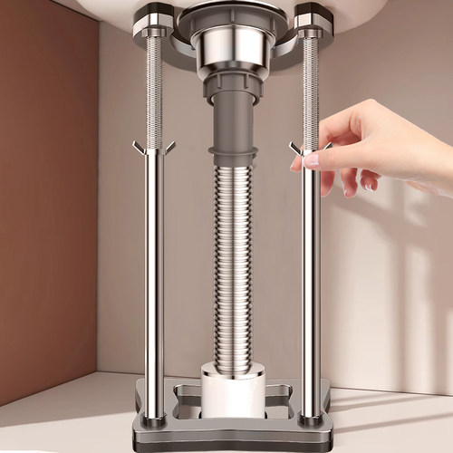 防掉落水槽免打孔支撑架