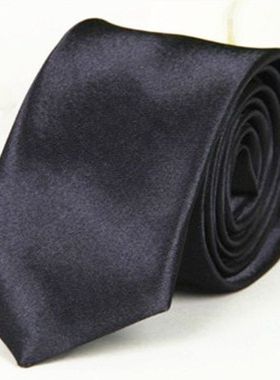 Black Neck Ties For Men Women Casual Suits Solid Tie Gravata