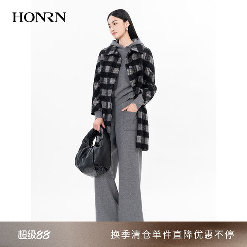 HONRN/红人中长款大衣外套