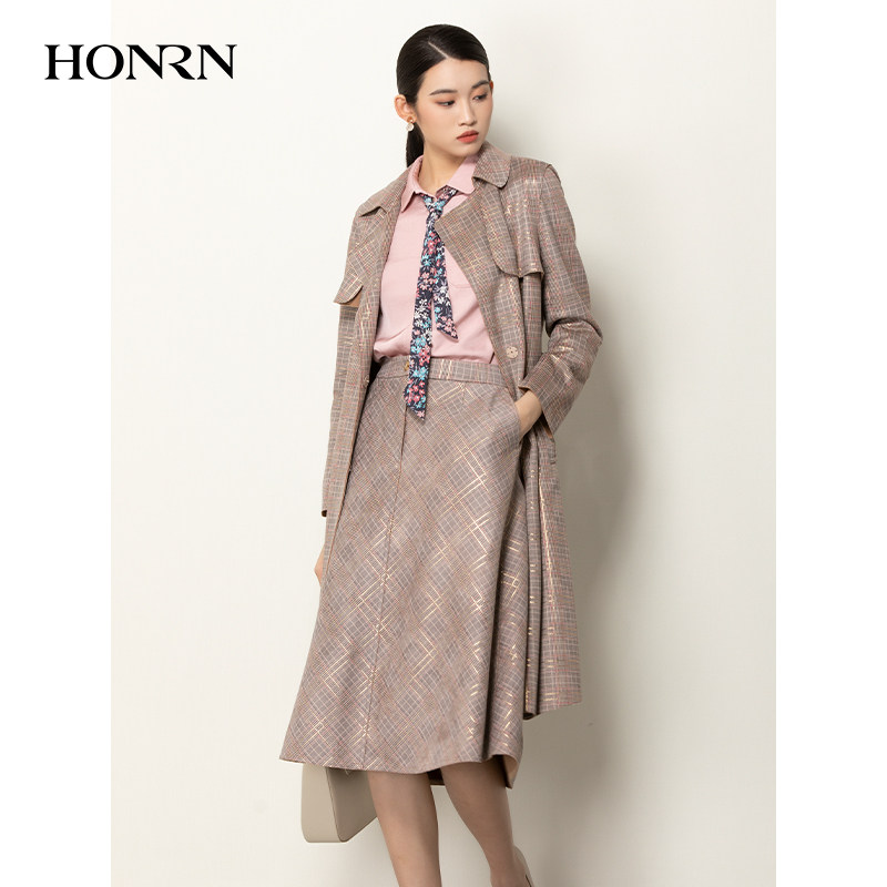 HONRN/红人中长款风衣外套