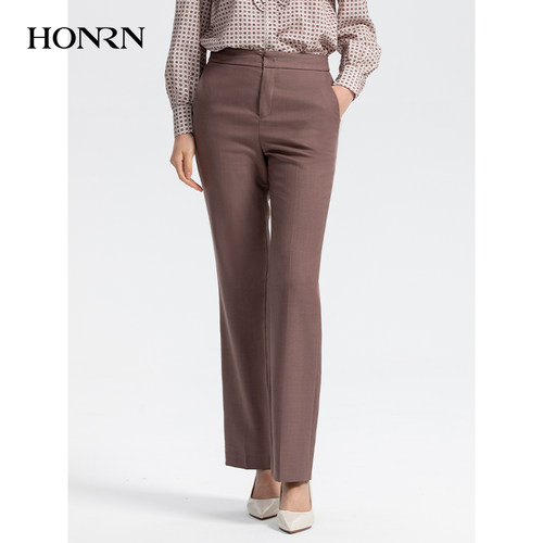 HONRN/红人宽松直筒休闲裤
