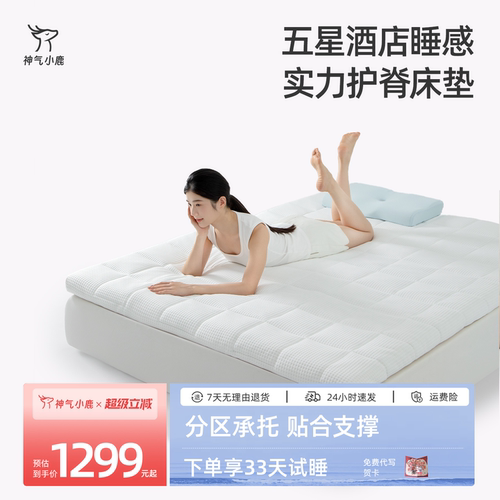 神气小鹿加厚记忆棉床垫