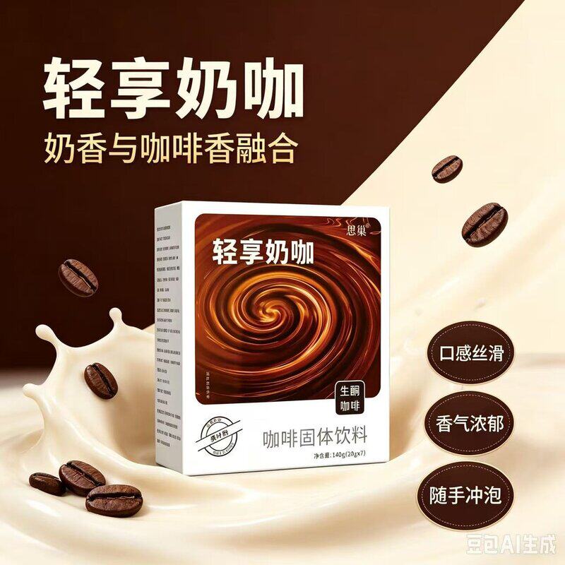 数量改5拍+杯子到手700克思巢生酮咖啡升级款速溶咖啡一盒