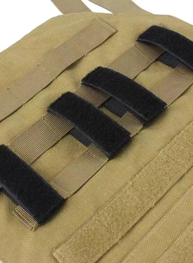 机能士气章底座战术魔术贴转换毛面 背包副包MOLLE系统配件魔术贴