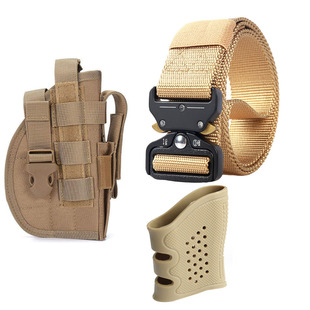 户外军迷快拔套玩具手枪套腿套通用快拔CS战术枪套配弹匣袋腰套包