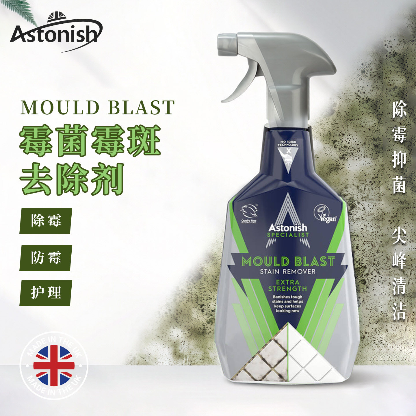 去霉清洁剂英国进口Astonish