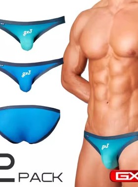 高人气GX3弹力运动速干海洋蓝调系列低腰三角性感比基尼1条装