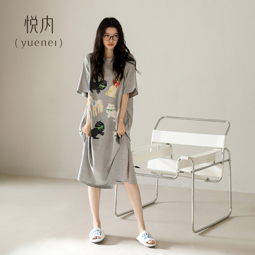 【商场同款】悦内女士纯棉睡裙