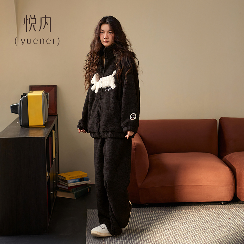 【商场同款】悦内女士珊瑚绒睡衣