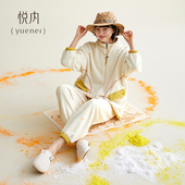 睡衣女秋冬季 法兰绒加厚加绒珊瑚绒家居服冬天运动休闲可外穿 冬款