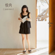 可爱公主风家居服 夏天莫代尔吊带背心短裤 悦内带胸垫睡衣女款 夏季