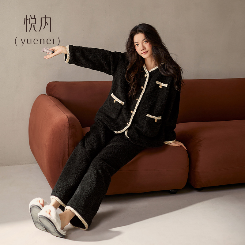 【商场同款】悦内女士法兰绒睡衣