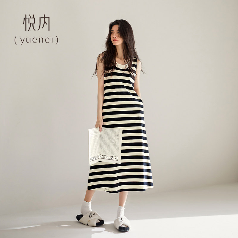 【商场同款】悦内女士纯棉睡裙图片