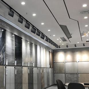 店偏光導軌燈照明 LED軌道燈射燈COB鏟燈大廣角洗墻燈瓷磚展廳服裝