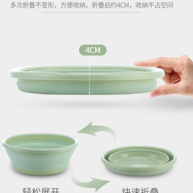 钓鱼饵料盒开饵盆可折叠便携式洗手水盆不沾拌饵盘大号鱼食盆子