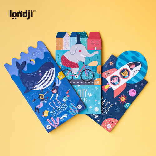 londji主题贴纸专注力训练