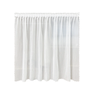 魔术贴窗帘免打孔安装纱帘透光不透人阳台纱飘窗窗纱白色竖百叶纱