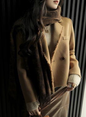 Sorrytin 解锁今冬的下一件宝藏大衣 进KOU高支羊毛须边羊绒大衣