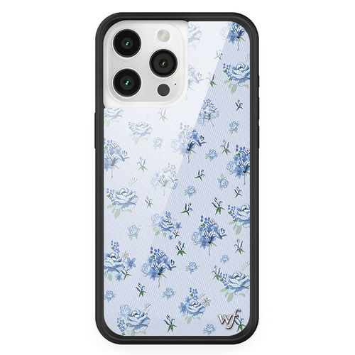 欧美flow联名勿忘我花卉苹果16Pro适用iPhone15/14/13ProMax/12Plus手机壳欧美时尚性感野花花WF防摔保护套17