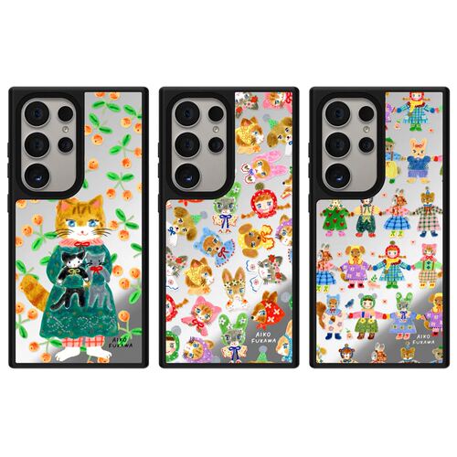 Aiko Fukawa梦幻插画猫咪兔子三星S26Ultra手机壳磁吸Magsafe适用SamsungS25u镜面S24Ultra/s23+/s25保护套