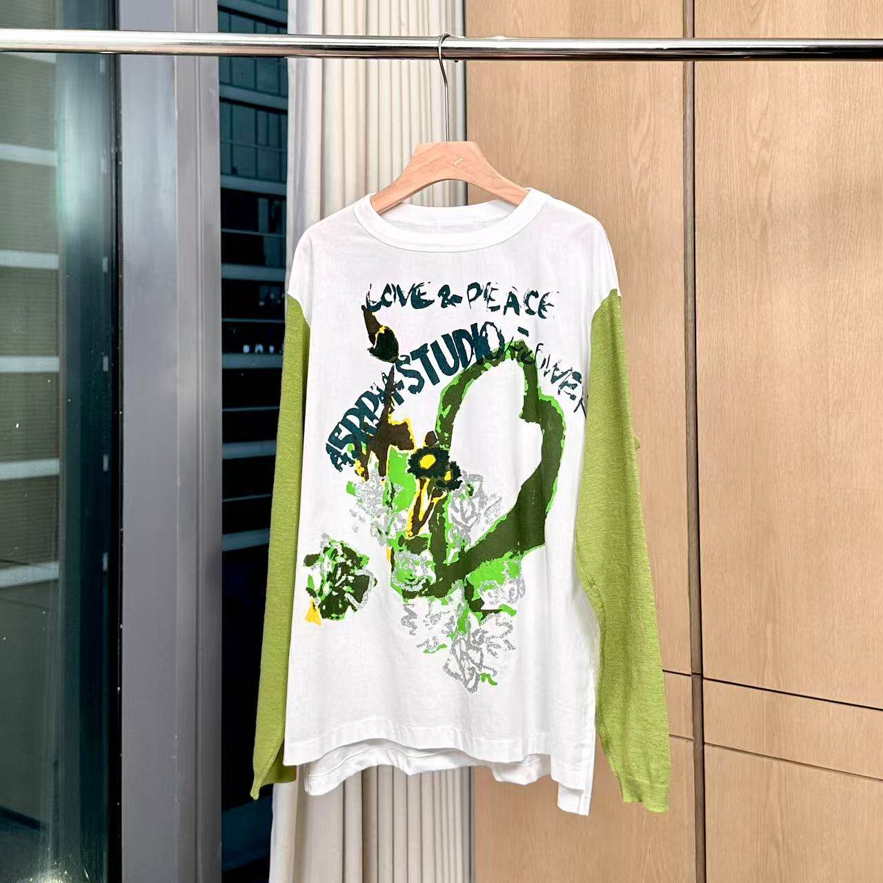 【妍妍粉丝专享】2025春夏新款拼色上衣ONLL132544729