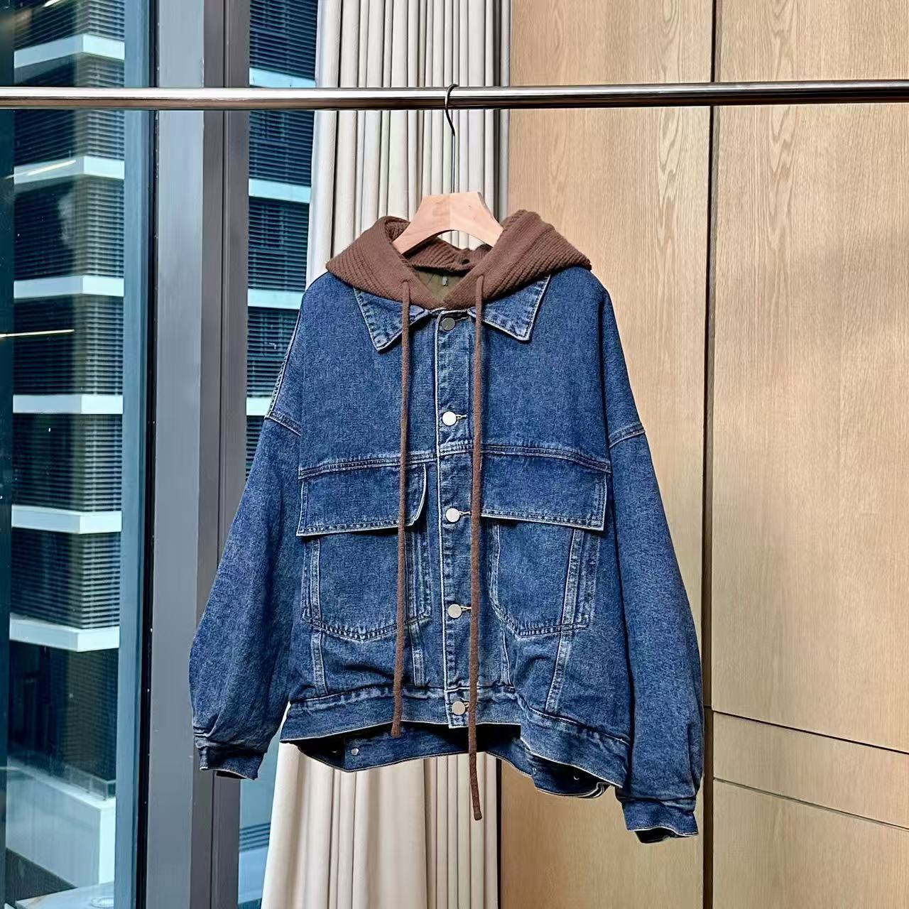 【妍妍粉丝专享】2025早秋新款厚款牛仔外套ONWN127585318
