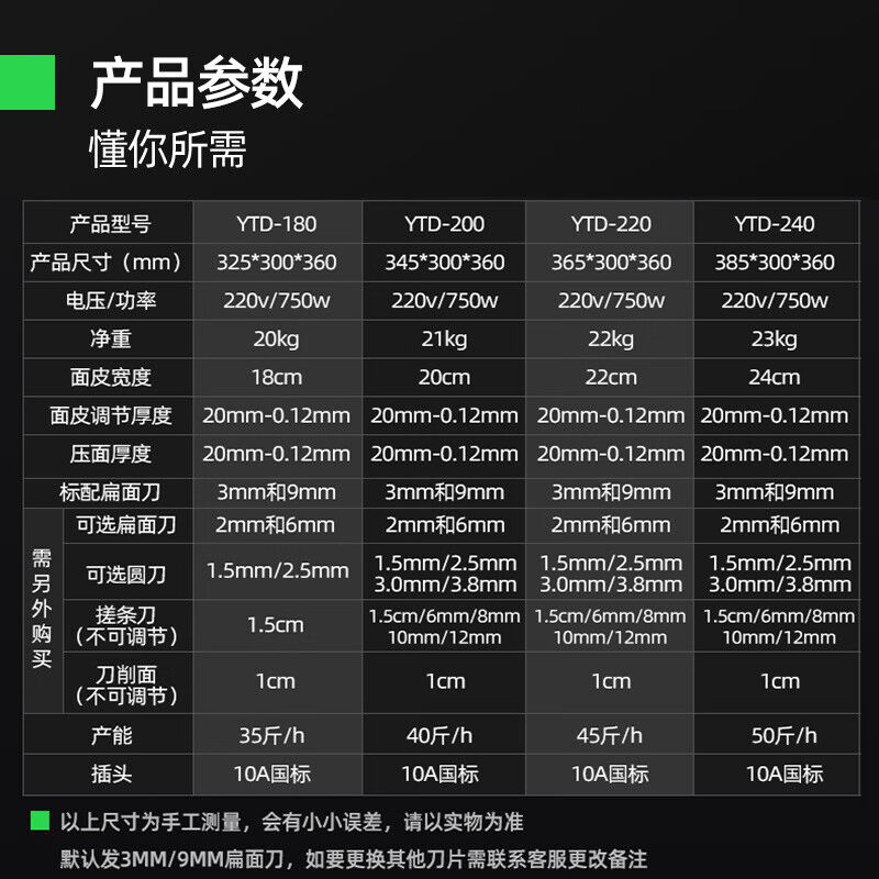 厂销猛世电动面条机商用全自动压面机可调节多功能擀面机饺子皮品