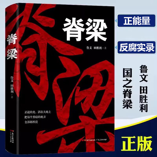 正版现货脊梁小说鲁文田胜利著