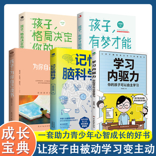 人生上限孩子有梦才能高飞孩子为你自己读书记忆脑科学习内驱力正面管教家庭教育书籍父母必读陪孩子走过小学六年 孩子格局决定你