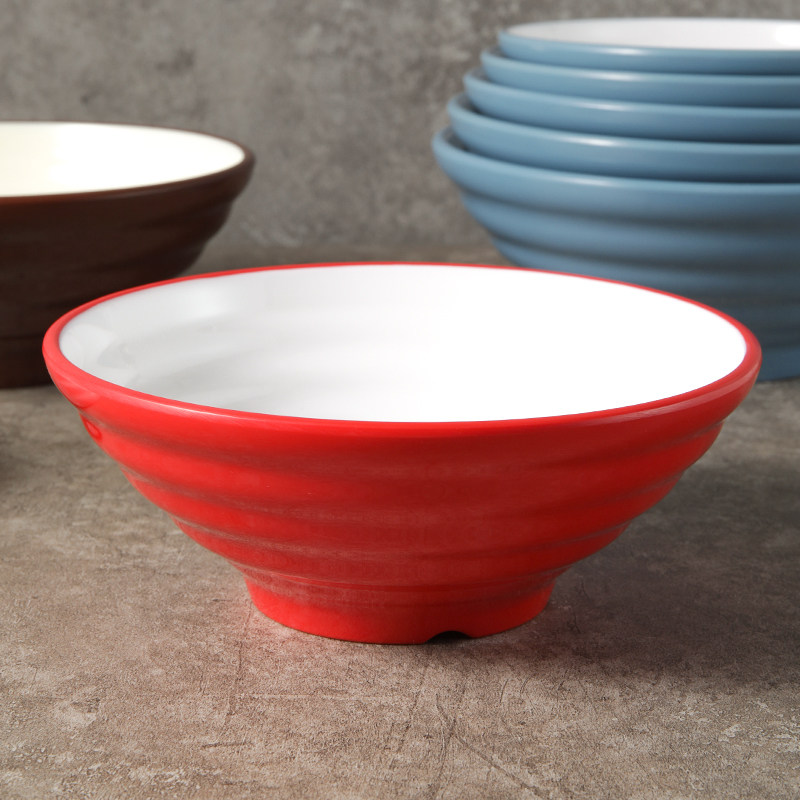 密胺面碗瓷餐具塑料碗餐厅商用牛肉板面碗汤粉碗麻辣烫拉面碗