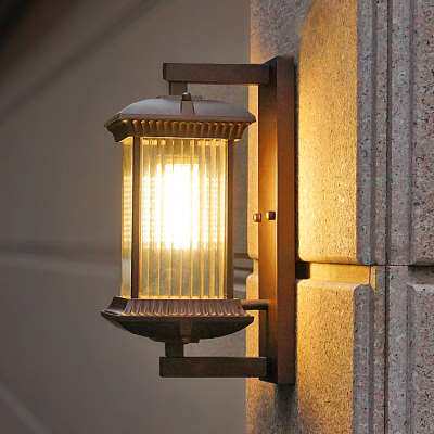 户外壁灯防水外墙灯中式别墅庭院围墙大门仿古复古室外阳台壁灯