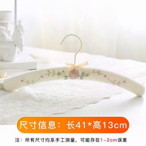 包布棉挂衣架软海绵无痕家用布艺欧式婚纱衣服架衣挂防滑衣撑高档