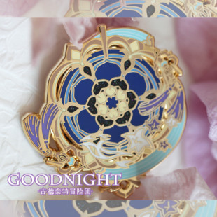 【现货】原神流浪者散兵同人周边旋转小圆帽角色印象金属徽章二创