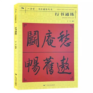 行书通练 书法通练丛书 行书基础知识精讲 毛笔书法入门字帖书法基础知识讲解 笔法写法边旁部首解析 初学者书法自学课程教材书