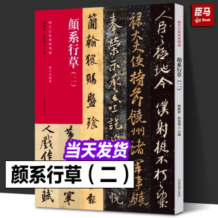 颜系行草(二 )历代法帖风格类编 颜真卿行草书争座位帖 颜体行草毛笔书法专业人士 初学者辅导班书法教师推荐用书河南美术出版社