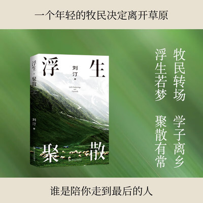 浮生聚散 刘汀作品另有长篇小说生活启蒙布克村信札水落石出上海文艺出版社现当代文学正版图书籍