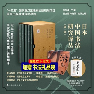【官方正版赠品】日本中国书法研究译丛第一辑5种 中国书法史略 石刻与法帖 王羲之丛考 金石书史研究 书法美学上海书画出版社