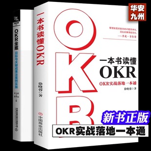 全2册 一本书读懂OKR+OKR全案 目标与关键成果法案例实操 组织绩效增长法 一本书读懂中国式OKR 人力资源绩效管理书