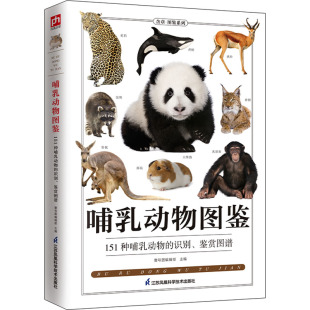 哺乳动物图鉴 151种哺乳动物的识别与辨认 介绍包括科属 别名 怀孕期 社群单元 采食 特征分布 大小和保护现中小学图鉴百科书籍