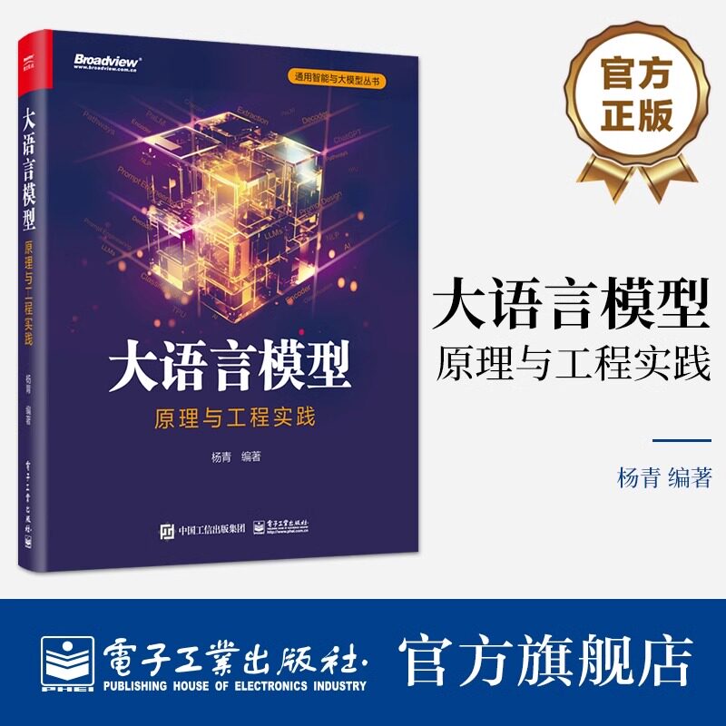 官方旗舰店 大语言模型：原理与工程实践 大语言模型基础技术讲解 预训练数据构建介绍 杨青 编 电子工业出版社
