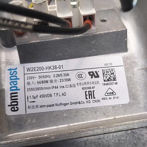可维修EBM风机风扇W2E200-HK38-01 德国ebmp议价
