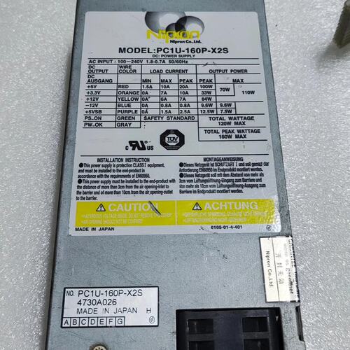 可维修PC1U-160P-X2S工控主机电源 成色如图 测试正议价