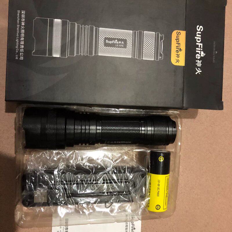 可维修supfire神火C8 L6超强光手电筒官方旗舰充电远射超亮议价