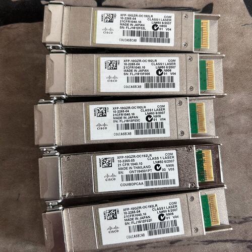 可维修思科模块 XFP-10GZR-OC192LR，如图议价