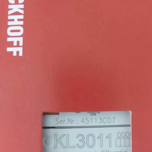 可维修倍福KL3011模块，1路差分模拟输入，支持0...20mA议价