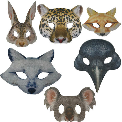 数码印花面具动物面具
