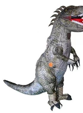 可定装EZB制搞恐龙充气服装外星人鲨鱼扮万圣节笑表演饰服派对装